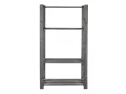 PROREGAL Holzregal Pinepeak HxBxT 150 x 80 x 28 cm 4 Fachboden 1,2 cm Dickes Kiefernholz