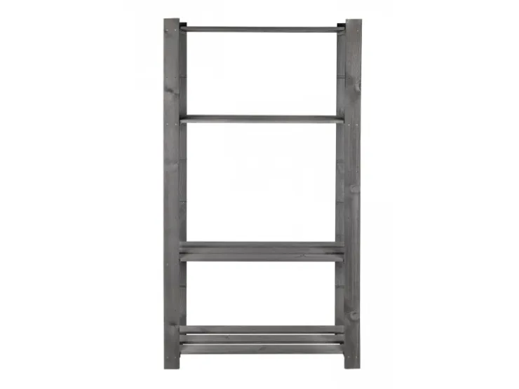 PROREGAL Holzregal Pinepeak HxBxT 150 x 80 x 28 cm 4 Fachboden 1,2 cm Dickes Kiefernholz
