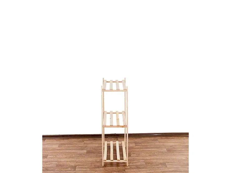 PROREGAL Holzregal Timbercraft HxBxT 90 x 65 x 28,5 cm Fachlast 35 kg 3 Fachboden 1,4 cm Dickes Kiefernholz Natur