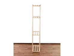 PROREGAL Holzregal Timbercraft HxBxT 170 x 65 x 28,5 cm Fachlast 35 kg 4 Fachboden 1,4 cm Dickes Kiefernholz Natur