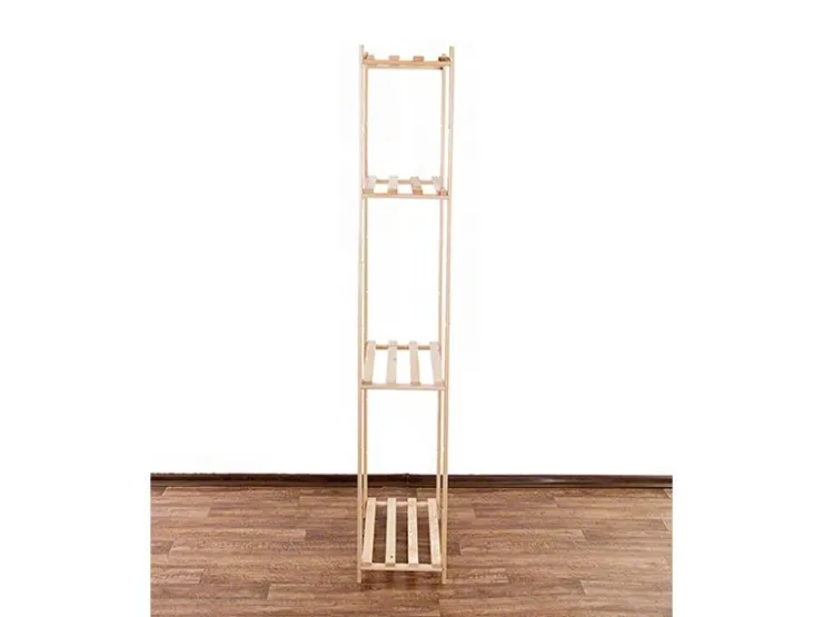 PROREGAL Holzregal Timbercraft HxBxT 170 x 65 x 28,5 cm Fachlast 35 kg 4 Fachboden 1,4 cm Dickes Kiefernholz Natur