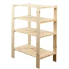 PROREGAL Holzregal Woodland HxBxT 115 x 80 x 50 cm Fachlast 120 kg 4 Fachboden Kiefernholz Natur* Bücherregale