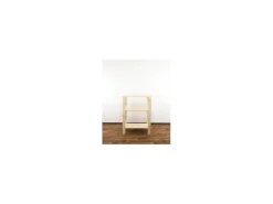 PROREGAL Holzregal Woodland HxBxT 115 x 80 x 50 cm Fachlast 120 kg 3 Fachboden Kiefernholz Natur