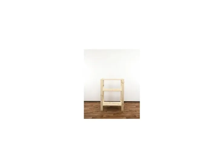 PROREGAL Holzregal Woodland HxBxT 115 x 80 x 50 cm Fachlast 120 kg 3 Fachboden Kiefernholz Natur