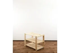 PROREGAL Holzregal Woodland HxBxT 64 x 80 x 50 cm Fachlast 120 kg 3 Fachboden Kiefernholz Natur* Holzregale