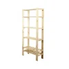 PROREGAL Holzregal Woodland HxBxT 166 x 80 x 50 cm Fachlast 120 kg 4 Fachboden & 2 Flaschenebenen Kiefernholz Natur* Holzregale