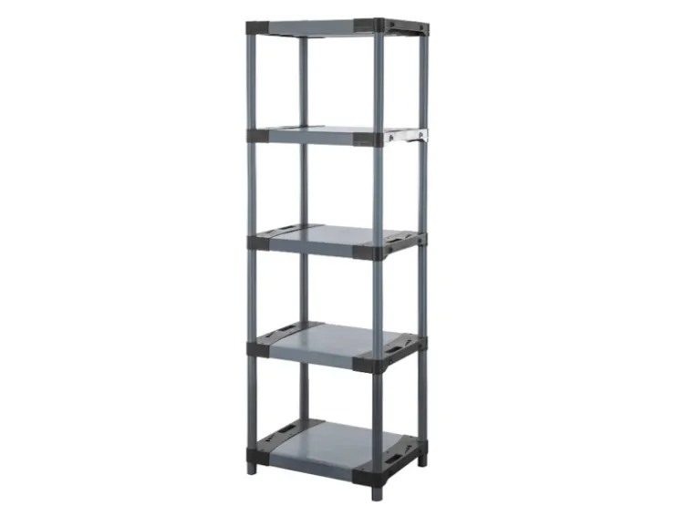 PROREGAL Kunststoffregal Grey Bear Tall HxBxT 180 x 70 x 46 cm Fachlast 120 kg* Kunststoffregale