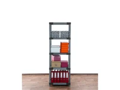 PROREGAL Kunststoffregal Grey Bear Tall HxBxT 180 x 70 x 46 cm Fachlast 120 kg* Kunststoffregale