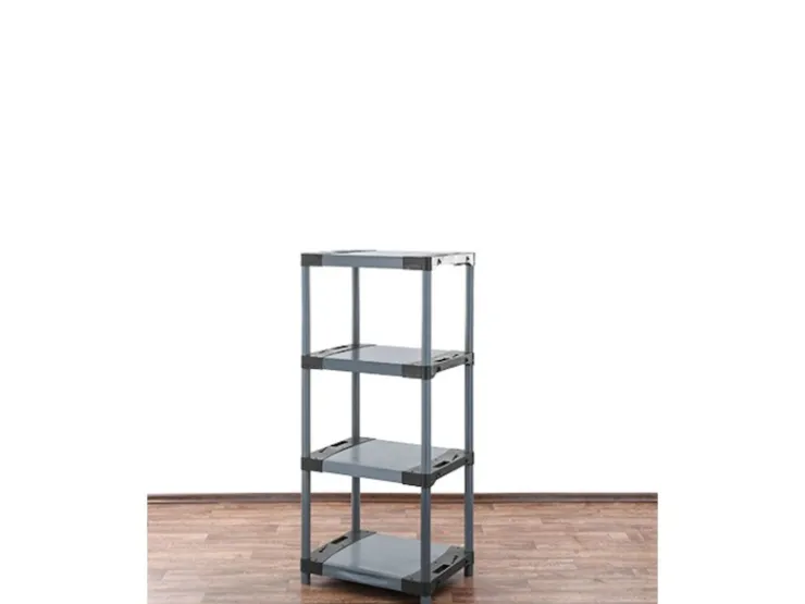 PROREGAL Kunststoffregal Big Grey Bear Low HxBxT 138 x 70 x 46 cm Fachlast 160 kg* Kunststoffregale