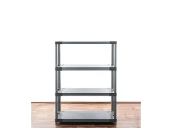 PROREGAL Kunststoffregal Big Grey Bear Low HxBxT 138 x 80 x 46 cm Fachlast 160 kg