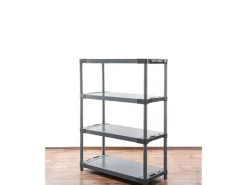 PROREGAL Kunststoffregal Big Grey Bear Low HxBxT 138 x 80 x 46 cm Fachlast 160 kg