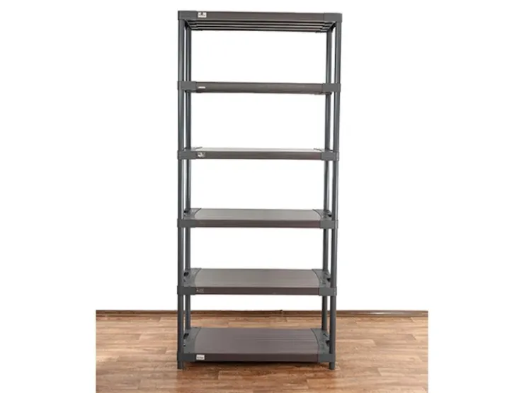 PROREGAL Kunststoffregal Big Grey Bear Extra-Tall HxBxT 220 x 110 x 46 cm Fachlast 160 kg