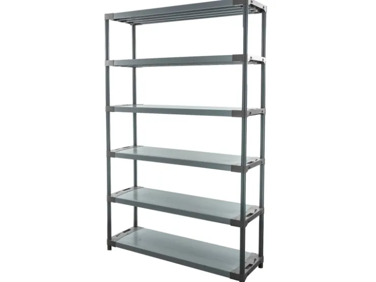PROREGAL Kunststoffregal Big Grey Bear Extra-Tall HxBxT 220 x 140 x 46 cm Fachlast 120 kg