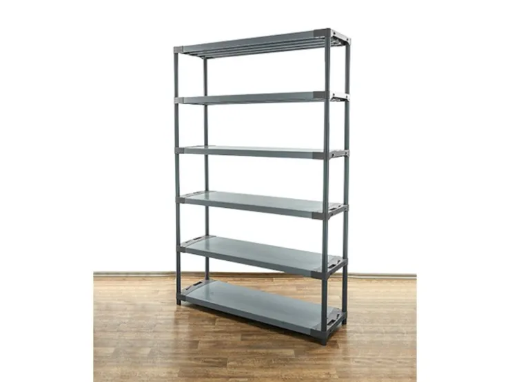 PROREGAL Kunststoffregal Big Grey Bear Extra-Tall HxBxT 220 x 140 x 46 cm Fachlast 120 kg