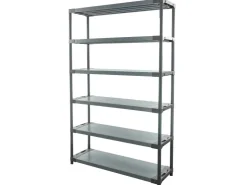 PROREGAL Kunststoffregal Big Grey Bear Extra-Tall HxBxT 220 x 130 x 46 cm Fachlast 120 kg* Kunststoffregale