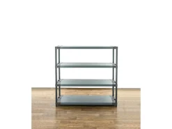PROREGAL Kunststoffregal Grey Bear Low HxBxT 138 x 150 x 46 cm Fachlast 70 kg