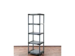 PROREGAL Kunststoffregal Grey Bear Tall HxBxT 180 x 60 x 46 cm Fachlast 120 kg