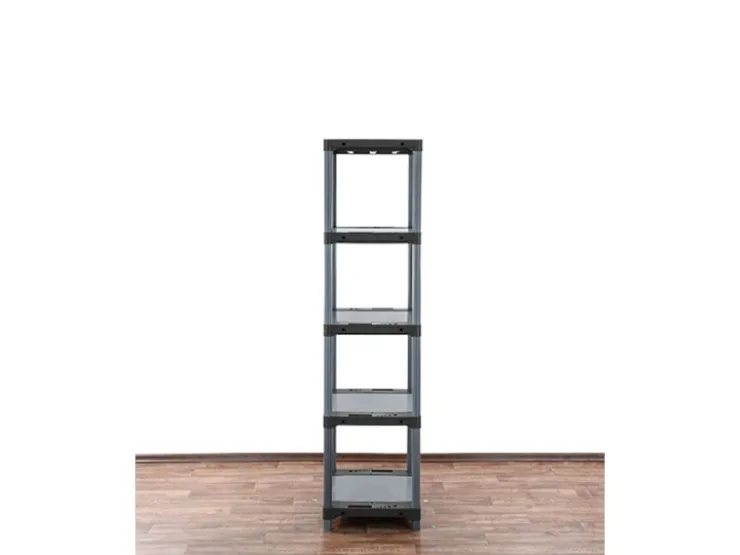 PROREGAL Kunststoffregal Grey Bear Tall HxBxT 180 x 60 x 46 cm Fachlast 120 kg