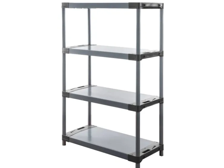 PROREGAL Kunststoffregal Big Grey Bear Low HxBxT 138 x 90 x 46 cm Fachlast 160 kg
