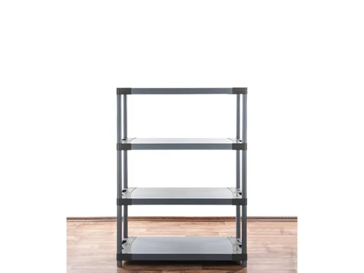 PROREGAL Kunststoffregal Big Grey Bear Low HxBxT 138 x 90 x 46 cm Fachlast 160 kg