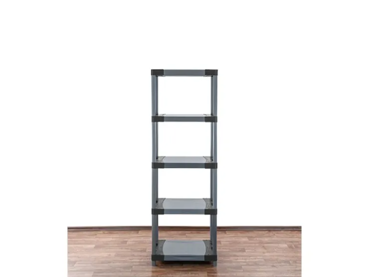 PROREGAL Kunststoffregal Big Grey Bear Tall HxBxT 180 x 70 x 46 cm Fachlast 160 kg