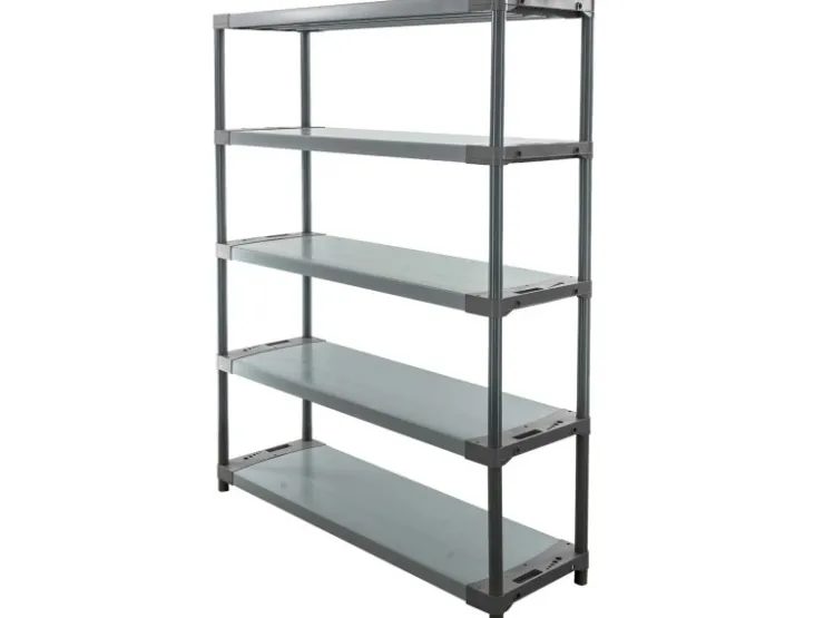 PROREGAL Kunststoffregal Big Grey Bear Tall HxBxT 180 x 130 x 46 cm Fachlast 120 kg