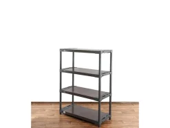 PROREGAL Kunststoffregal Big Grey Bear Low HxBxT 138 x 110 x 46 cm Fachlast 160 kg