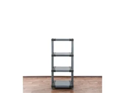 PROREGAL Kunststoffregal Grey Bear Low HxBxT 138 x 60 x 46 cm Fachlast 120 kg