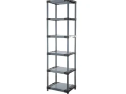 PROREGAL Kunststoffregal Big Grey Bear Extra-Tall HxBxT 220 x 60 x 46 cm Fachlast 160 kg* Kunststoffregale