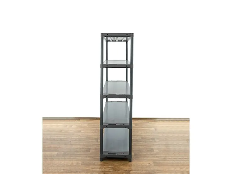 PROREGAL Kunststoffregal Grey Bear Tall HxBxT 180 x 130 x 46 cm Fachlast 70 kg