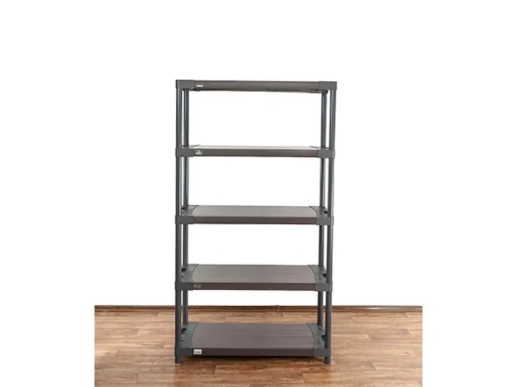 PROREGAL Kunststoffregal Grey Bear Tall HxBxT 180 x 120 x 46 cm Fachlast 120 kg
