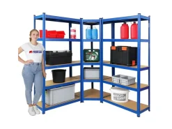 PROREGAL Mega Deal 1x Eckregal & 2x Schwerlastregal Ragnar Fachlast 175 kg* Kellerregale
