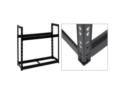 PROREGAL Mega Deal 2x Reifenregal Tiger HxBxT 100 x 110 x 35 cm bis zu 16 Reifen Schwarz* Regalsysteme