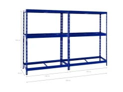 PROREGAL Mega Deal 2x Reifenregal Tiger mit Fachboden HxBxT 180 x 130 x 50 cm Bis Zu Insgesamt 24 Reifen* Weitere Regale