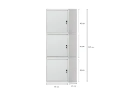 PROREGAL Mega Deal 3x Schließfachwürfel Cubic XL HxBxT 45 x 45 x 45 cm