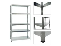 PROREGAL Mega Deal 5x Schwerlastregal Steel Eagle HxBxT 180 x 100 x 40 cm Fachlast 130 kg* Büroregale