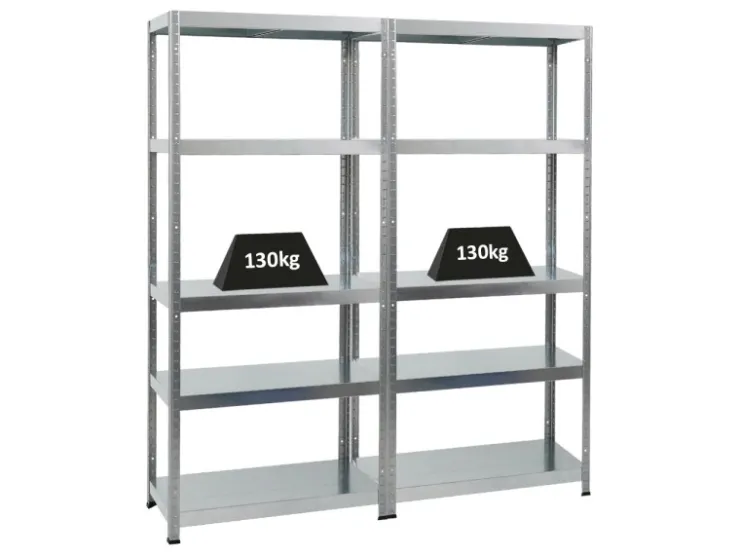 PROREGAL Mega Deal 2x Schwerlastregal Steel Eagle HxBxT 180 x 80 x 40 cm Fachlast 130 kg* Metallregale|Schwerlastregal