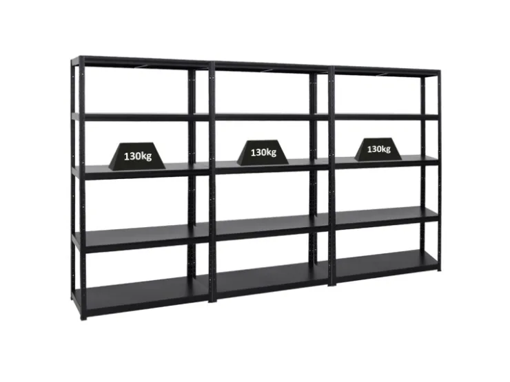 PROREGAL Mega Deal 3x Schwerlastregal Steel Eagle HxBxT 180 x 100 x 40 cm Fachlast 130 kg* Büroregale