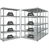 PROREGAL Mega Deal 5x Schwerlastregal Steel Eagle HxBxT 180x120x40 cm Fachlast 130kg Verzinkt* Regalsysteme