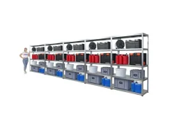 PROREGAL Mega Deal 5x Schwerlastregal Steel Eagle HxBxT 180x120x40 cm Fachlast 130kg Verzinkt* Regalsysteme