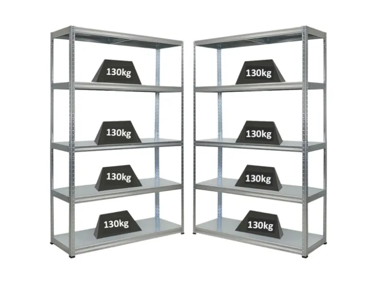 PROREGAL Mega Deal 2x Schwerlastregal Steel Eagle HxBxT 180x120x40 cm Fachlast 130kg Verzinkt* Regalsysteme