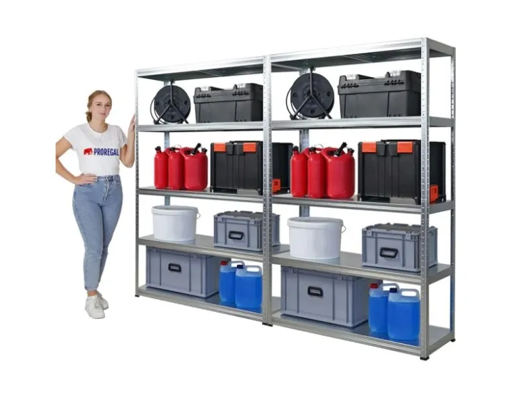 PROREGAL Mega Deal 2x Schwerlastregal Steel Eagle HxBxT 180x120x40 cm Fachlast 130kg Verzinkt* Regalsysteme