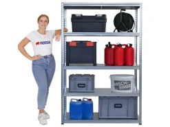 PROREGAL Mega Deal 2x Schwerlastregal Steel Eagle HxBxT 180x120x40 cm Fachlast 130kg Verzinkt* Regalsysteme
