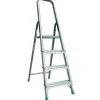PROREGAL Metal Single Giraffe Einseitige-Aluminium-Bügelleiter 3 Stufen 130 cm Hoch Leiter Trittleiter Stufenleiter Stehleiter Haushaltsleiter