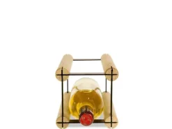 PROREGAL Modulares Weinregal Vinotega Mod Metal HxBxT 62,5 x 52,5 x 24,5 cm 5 x 6 Flaschen Massives Kiefernholz Geölt* Flaschenregale