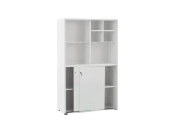 PROREGAL Pigeon Set Aktenregal Aktenschrank & Regalkreuz Breite 100 cm