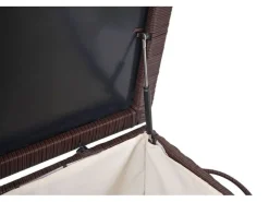 PROREGAL Poly-Rattan Kissenbox HxBxT 51x100x50cm Premium 170L Gartentruhe Auflagenbox Truhe
