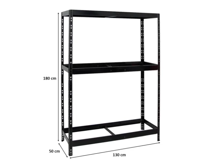 PROREGAL Reifenregal Tiger mit Fachboden HxBxT 180 x 130 x 50 cm bis zu 12 Reifen auf 2 Ebenen* Weitere Regale