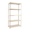 PROREGAL Schraubregal Panda Tall HxBxT 200 x 80 x 30 cm 6 Fachböden Fachlast 100 kg Weiß* Schwerlastregal