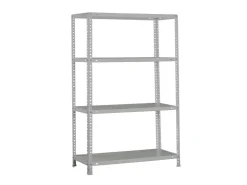 PROREGAL Schraubregal Panda Mid HxBxT 150 x 100 x 30 cm Fachlast 100 kg Grau